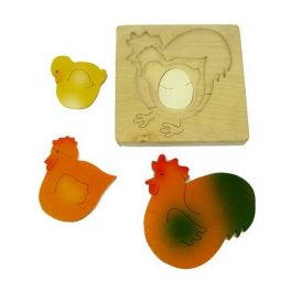 PUZZLE SECUENCIA TIEMPO GALLINA 4 PCS. GFA-2000-C PUZZLE SECUENCIA TIEMPO GALLINA 4 PCS. GFA-2000-C