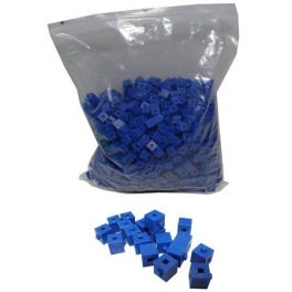 CENTICUBOS CONECT. 1CM 1000PCS. AZUL S-7134 (20) CENTICUBOS CONECT. 1CM 1000PCS. AZUL S-7134 (20)