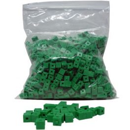 CENTICUBOS CONECT. 1CM 1000PCS. VERDE S-7134 (20) CENTICUBOS CONECT. 1CM 1000PCS. VERDE S-7134 (20)
