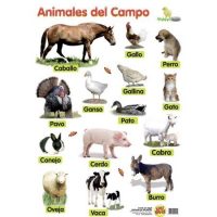 LAMINA ANIM.DE LA GRANJA/ANIM.SALVAJES D.FAZ.50X70