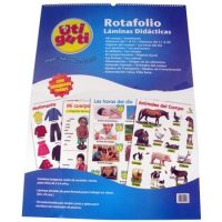 ROTAFOLIO 12 LAMINAS EDUCATIVAS DOBLE FAZ 50X70CMS