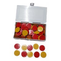 Fichas Bicolor 2.7cm 150un