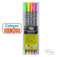 Fineliner 5 Colores Neon (028) ADIX