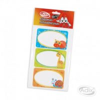 Etiqueta Escolar Animal 12u (002) ADIX