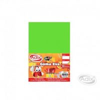 Goma Eva 20x30cm 10u Verde Claro (004) ADIX