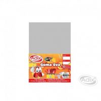 Goma Eva 20x30cm 10u Gris (008) ADIX
