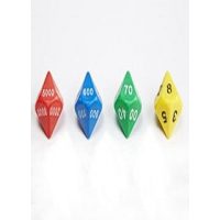 DADOS DE VALOR POSICIONAL SET DE 4 UNIDADES