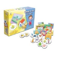 JUEGO DE ASOCIACION DONDE VIVO? 24 FICHAS 140046