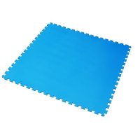 Alfombra Goma Eva 1x1m Azul