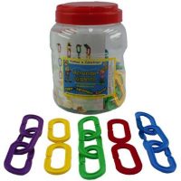 POTE CADENAS DE COLORES 80PCS.