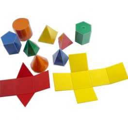 CUERPOS GEOM. PLEGABLE ACRIL. 10PCS. L443 (12) CUERPOS GEOM. PLEGABLE ACRIL. 10PCS. L443 (12)