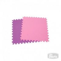 Alfombra Goma Eva 60x60cm 4u Rosa (020)