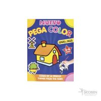 Libro Pega Color Espanol/Ingles