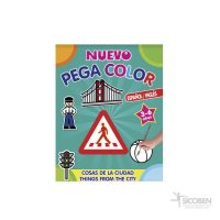 Libro Pega Color Espanol/Ingles