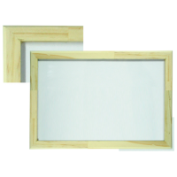 PIZARRA BLANCA MAGNETICA CON BORDE MADERA 22X32 CM