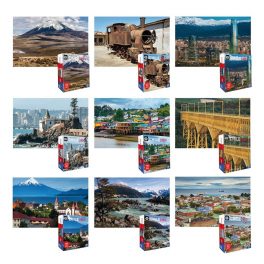 SET PUZZLES 1.000 PIEZAS " CHILE LINDO " 9 MODELOS SET PUZZLES 1.000 PIEZAS " CHILE LINDO " 9 MODELOS