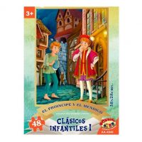 PUZZLE EL PRINCIPE Y EL MENDIGO 48 PIEZAS