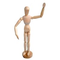 MANIQUI MADERA ARTICULADO HOMBRE 30CM AM12204