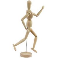 MANIQUI MADERA ARTICULADO MUJER 30CM AM12203