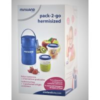 BOLSO TERMICO CON 2 POTES GRADUADOS HERMETICOS 89071