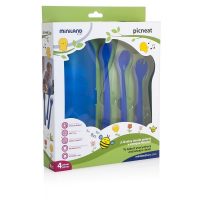 SET DE CUBIERTOS PORTATILES CON CAJA AZUL 89182