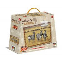 PUZZLE 100 PIEZAS ANIMALES DE AFRICA - ELEFANTE