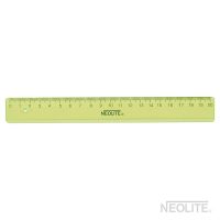 Regla Biselada Transparente GREEN 20cm (001) NEOLITE