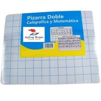 PIZARRA CALIGRAFICA Y MATEMATICA 25X30CM S/BORDE 