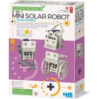 Mini robot solar 3 en 1
