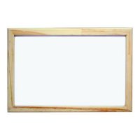 PIZARRA DOBLE BLANCA/MAGNET. 23X30.5CM. B/MADERA