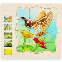 PUZZZLE EN CAPAS SECUENCIA MARIPOSA 6362