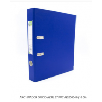 ARCHIVADOR OFICIO AZUL 2 PULG PVC -22050340