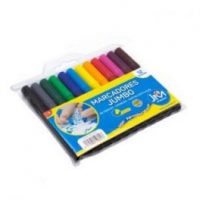 MARCADOR JUMBO 12 COLORES LAVABLE (12-144)