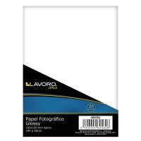 PAPEL FOTOGRAFICO GLOSSY 10X15 180GRS 20HJS LAVORO