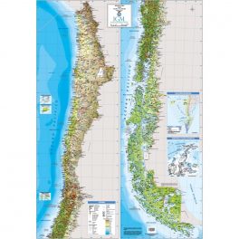 MAPA DE CHILE FÍSICO ESCALA 1:2.200.000 MAPA DE CHILE FÍSICO ESCALA 1:2.200.000