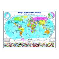 MAPA POLÍTICO DEL MUNDO, ESCALA 1:26.100.000