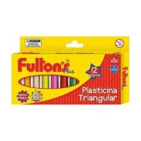 PLASTICINA 12 COL. TRIANG. FULTONS