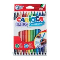 PLUMONES BIRELLO 12 COLORES DOBLE PUNTA CARIOCA - 41457