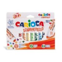 PLUMONES STAMPERELLO 12 COLORES CARIOCA - 42240