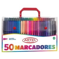 ESTUCHE 50 MARCADORES