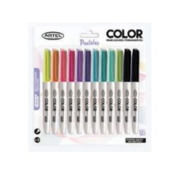 MARCADORES PERMANENTE 12 COLORES ARTEL