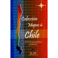 Mapa de Chile n° 3 Comunicación y Servicios