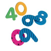 Numero Diseno Goma Eva Adhesiva 100u