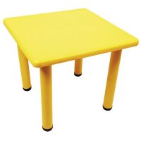 Mesa Cuadrada 60x60x50cm Amarillo