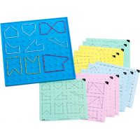 TARJETAS DE PATRONES DOBLE GEOPLANO 12UN.15x15CM 20300 (50-100)